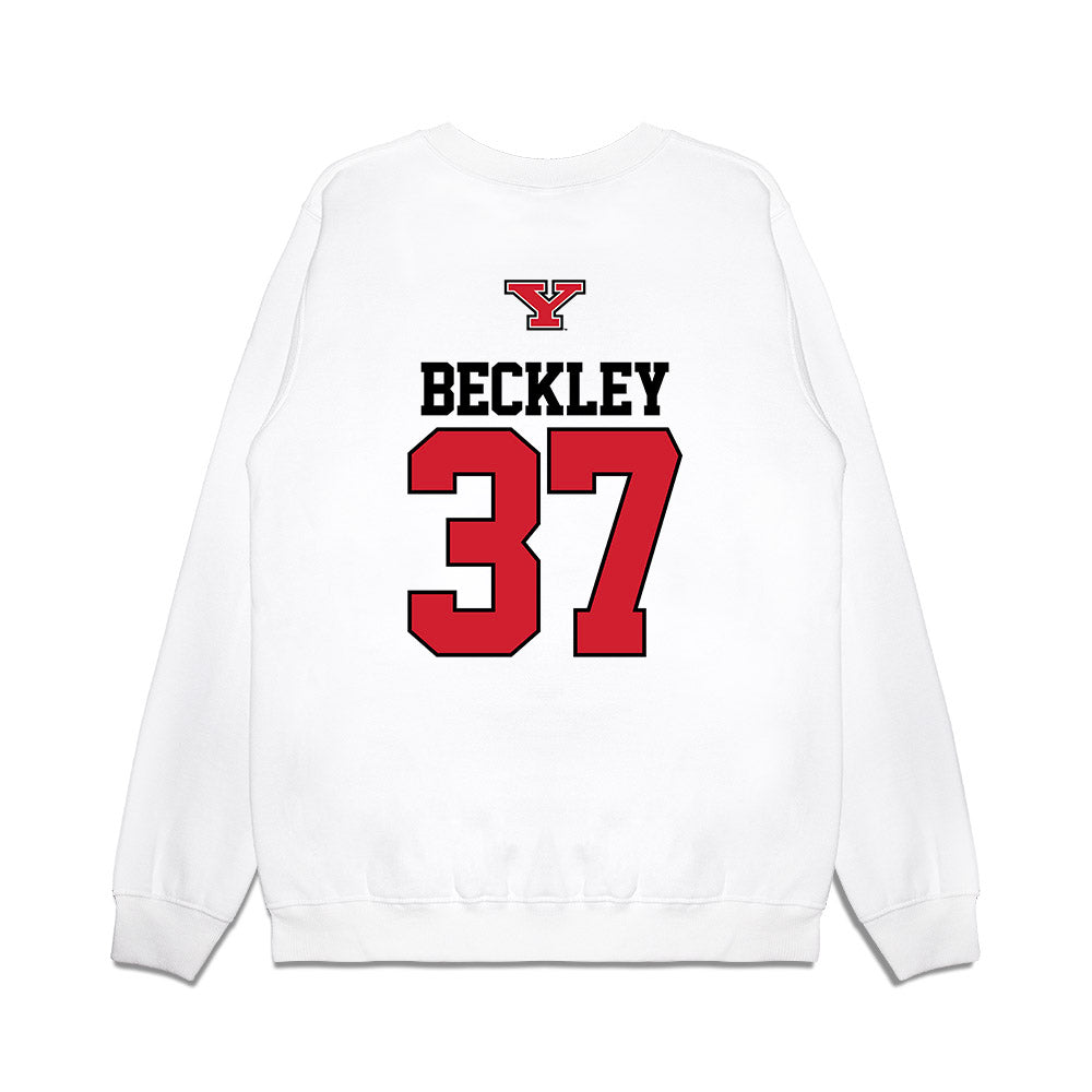 Youngstown State - NCAA Baseball : Nathan Beckley - USA Raglan Premium Crewneck Sweatshirt-1