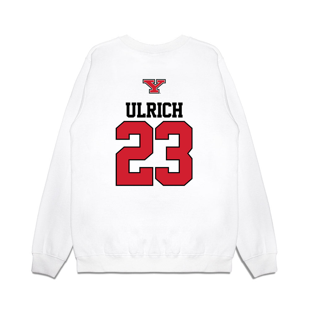 Youngstown State - NCAA Baseball : Sloan Ulrich - USA Raglan Premium Crewneck Sweatshirt-1