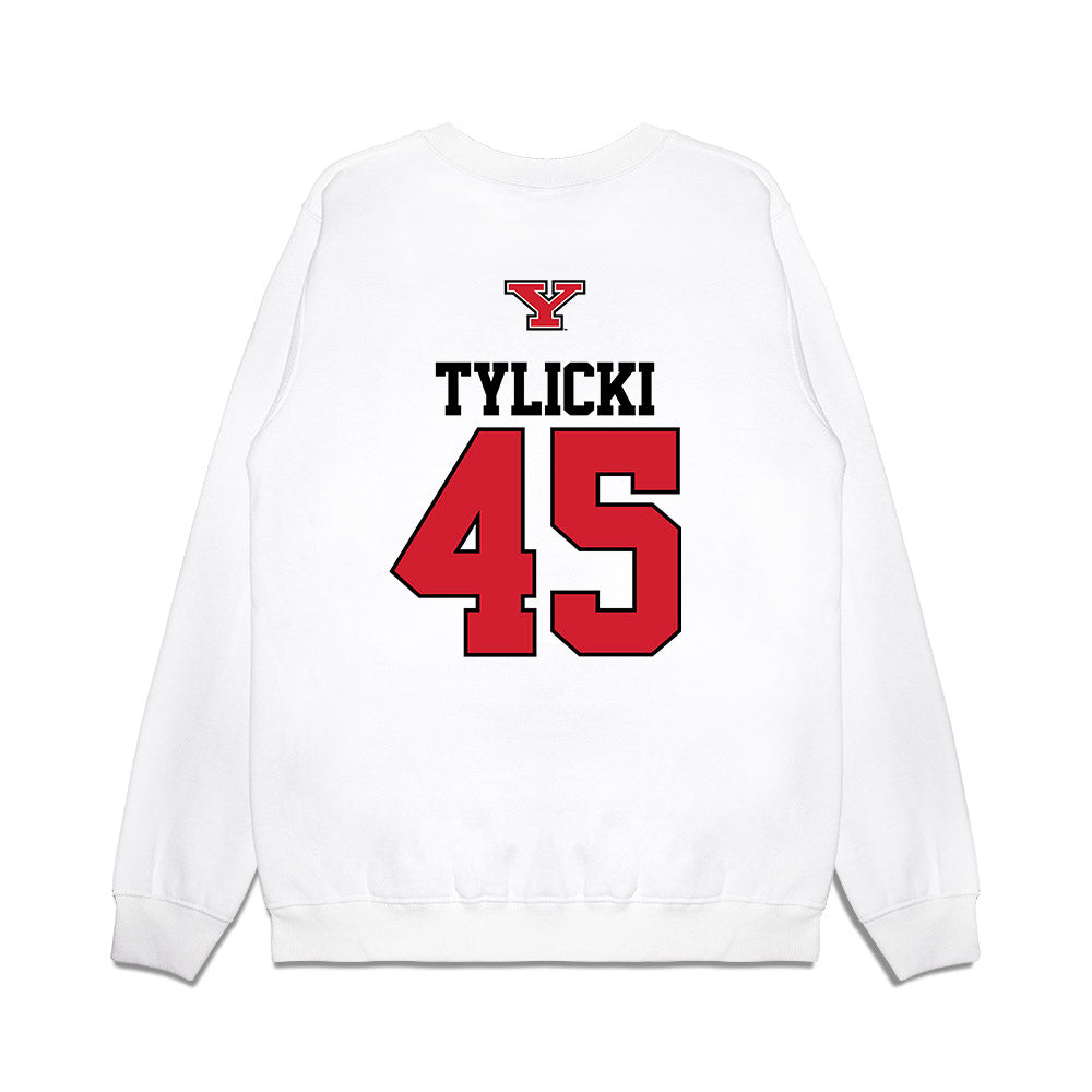 Youngstown State - NCAA Baseball : JJ Tylicki - USA Raglan Premium Crewneck Sweatshirt-1