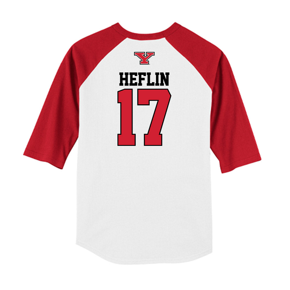 Youngstown State - NCAA Baseball : Tyler Heflin - USA Raglan Raglan Shirt-1