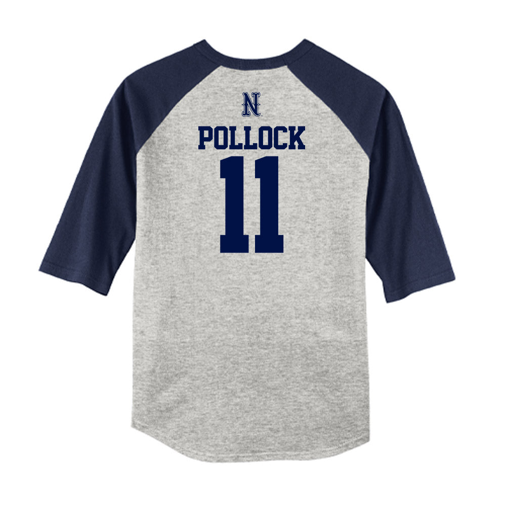 Nevada - NCAA Baseball : Aiden Pollock - USA Raglan Raglan Shirt-1