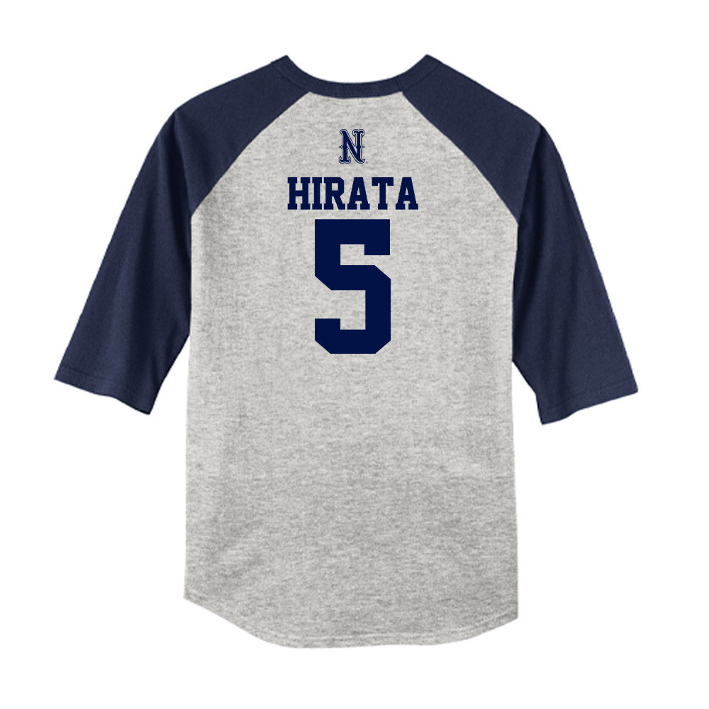Nevada - NCAA Baseball : Mason Hirata - USA Raglan Raglan Shirt-1