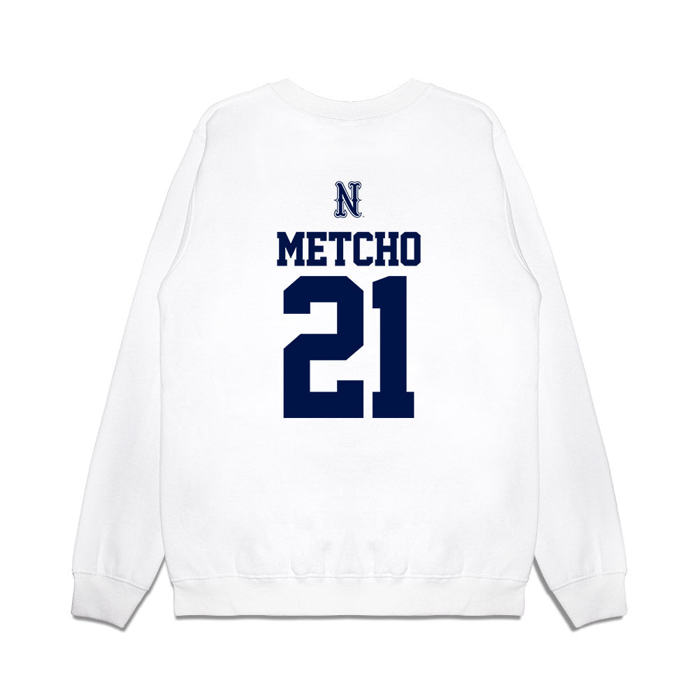 Nevada - NCAA Baseball : Jack Metcho - USA Raglan Premium Crewneck Sweatshirt-1