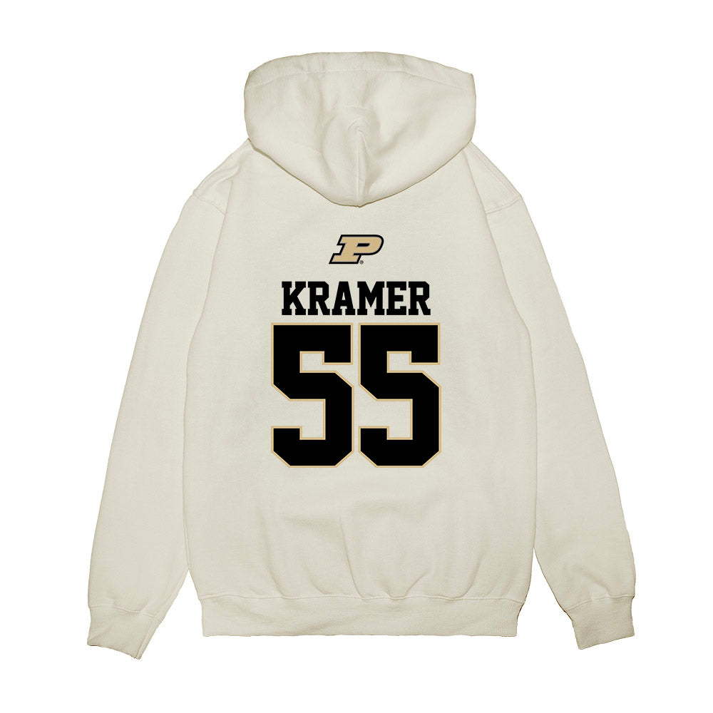 Purdue - NCAA Baseball : Jake Kramer - USA Raglan Premium Hooded Sweatshirt-1