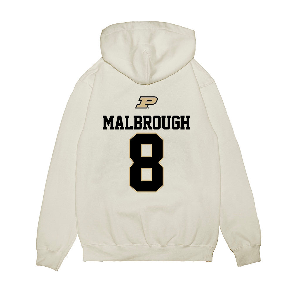 Purdue - NCAA Baseball : Quincy Malbrough - USA Raglan Premium Hooded Sweatshirt-1