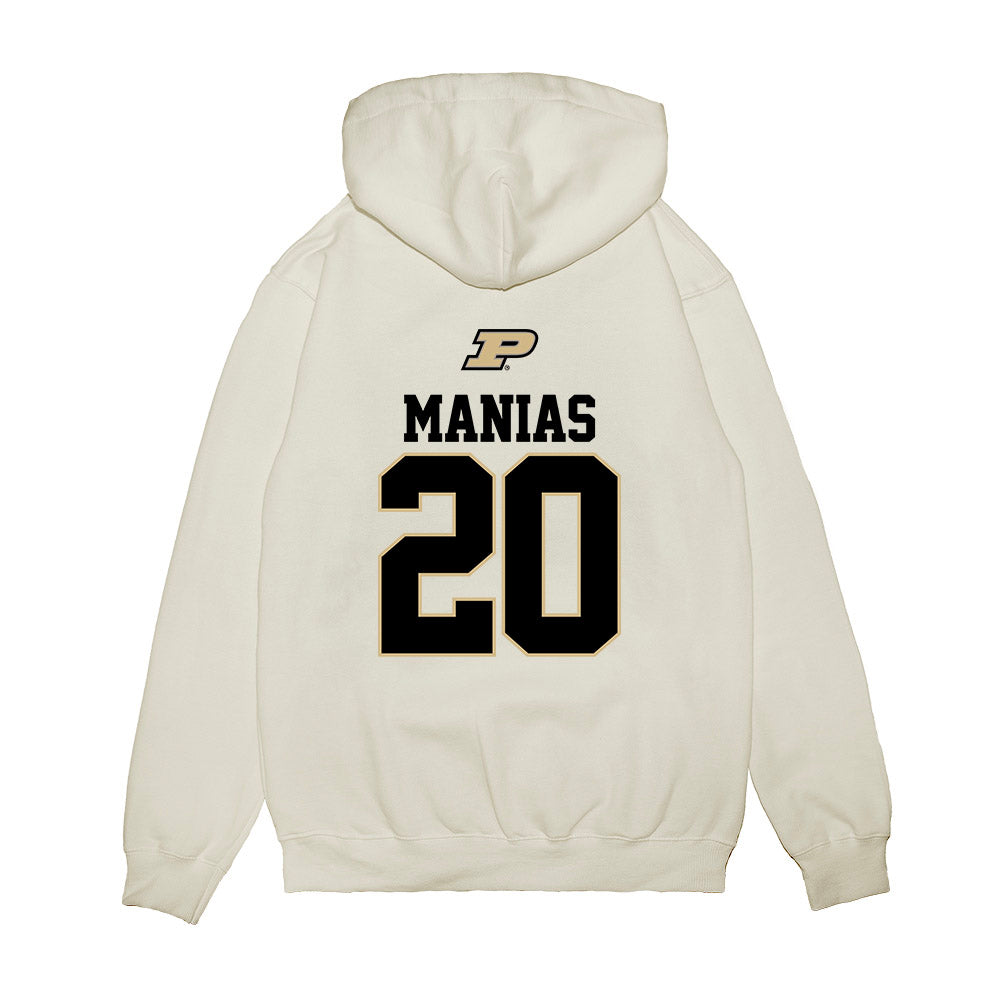 Purdue - NCAA Baseball : Aaron Manias - USA Raglan Premium Hooded Sweatshirt-1