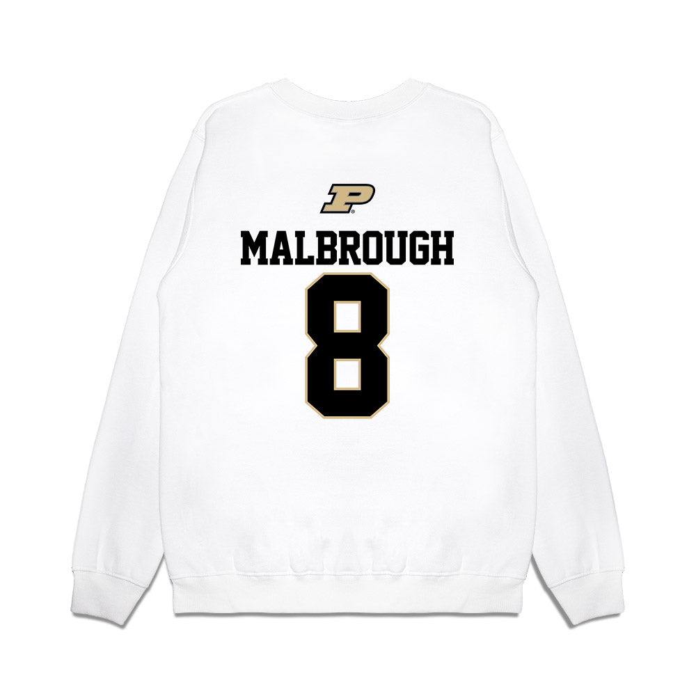 Purdue - NCAA Baseball : Quincy Malbrough - USA Raglan Premium Crewneck Sweatshirt-1