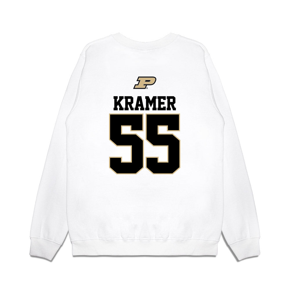 Purdue - NCAA Baseball : Jake Kramer - USA Raglan Premium Crewneck Sweatshirt-1