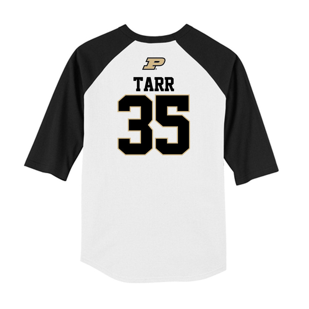 Purdue - NCAA Baseball : Matthew Tarr - USA Raglan Raglan Shirt-1