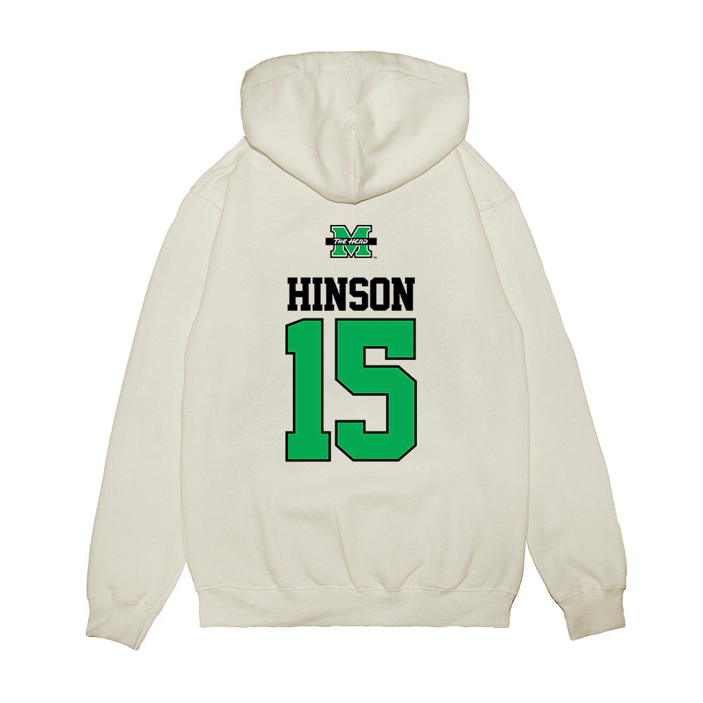 Marshall - NCAA Baseball : Cooper Hinson - USA Raglan Premium Hooded Sweatshirt-1