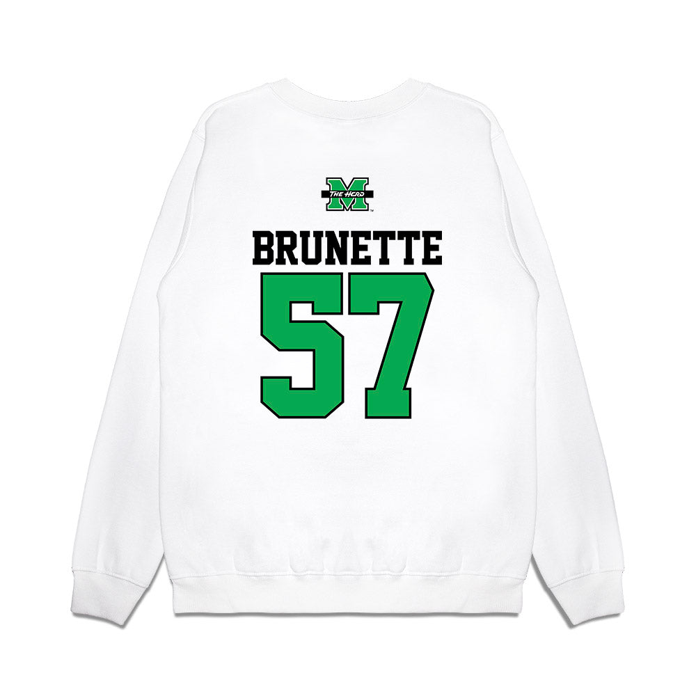 Marshall - NCAA Baseball : Brandon Brunette - USA Raglan Premium Crewneck Sweatshirt-1