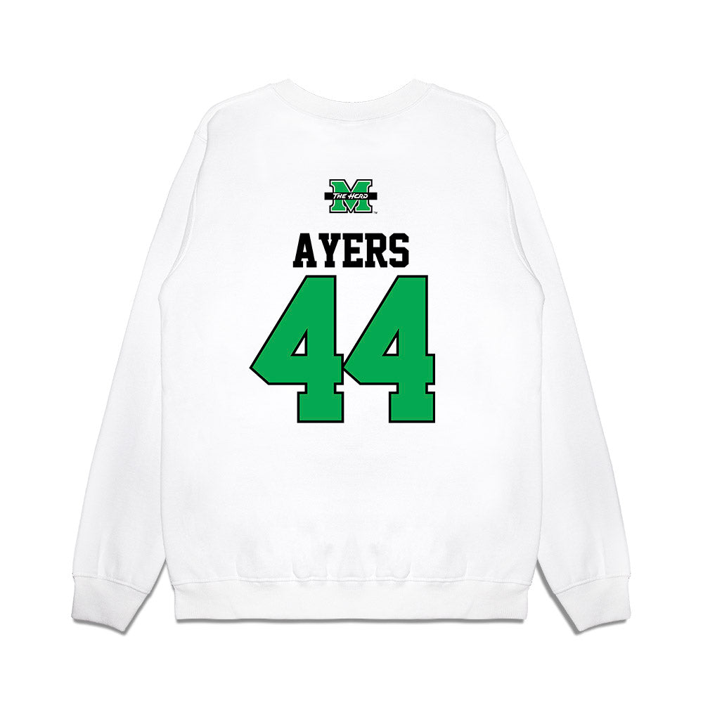 Marshall - NCAA Baseball : Owen Ayers - USA Raglan Premium Crewneck Sweatshirt-1