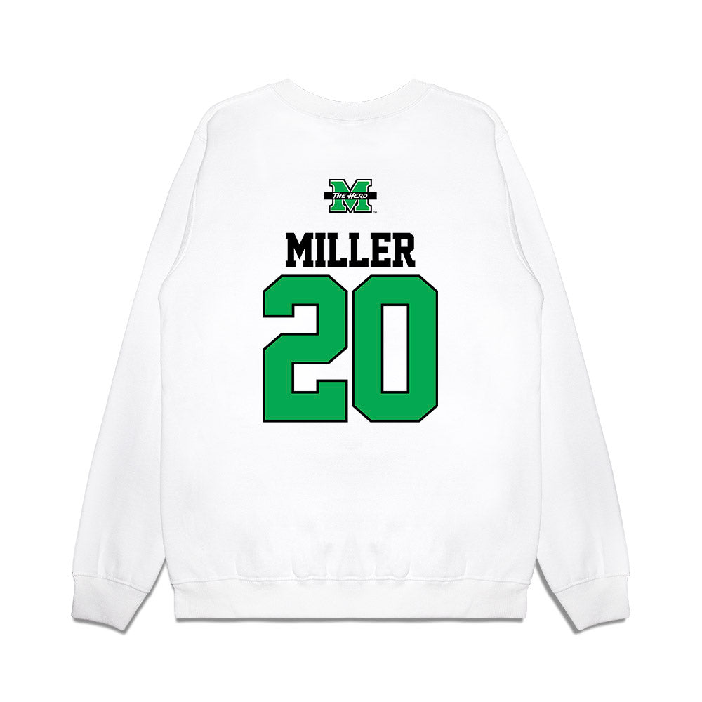 Marshall - NCAA Baseball : Griffin Miller - USA Raglan Premium Crewneck Sweatshirt-1