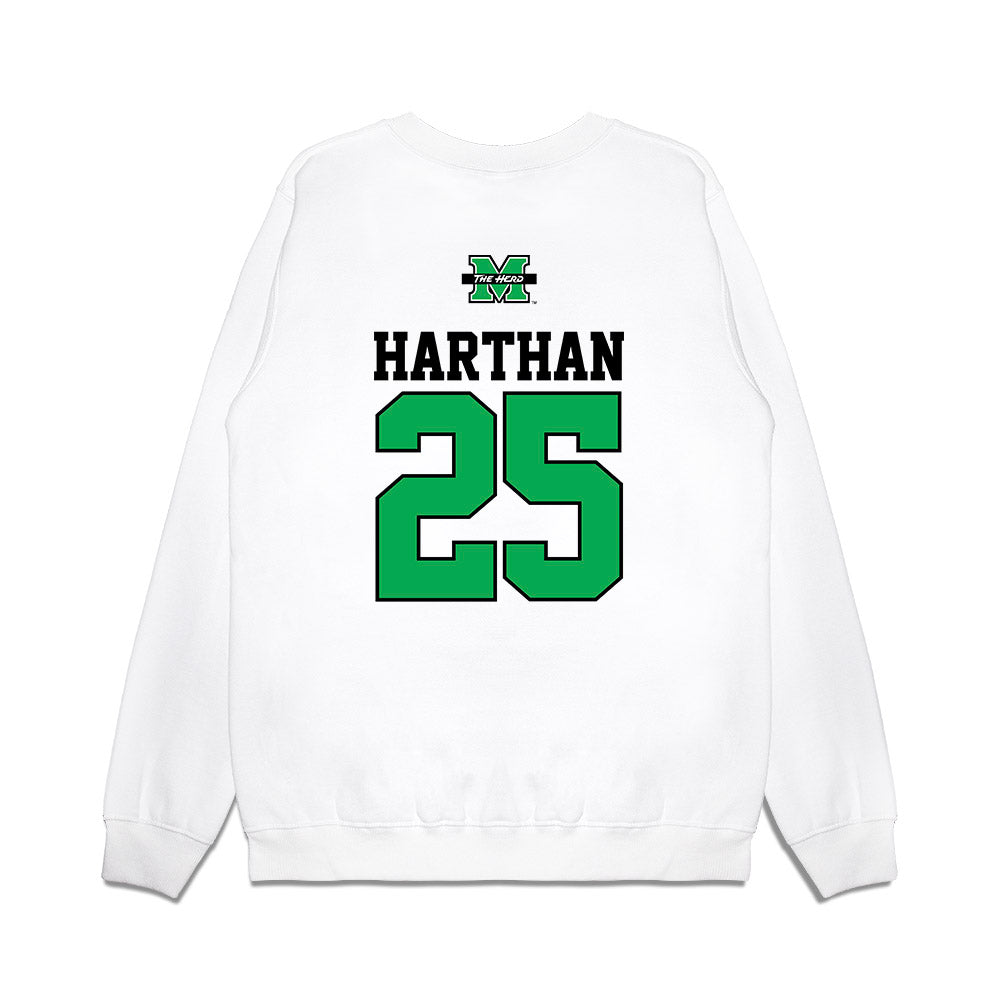 Marshall - NCAA Baseball : Cameron Harthan - USA Raglan Premium Crewneck Sweatshirt-1
