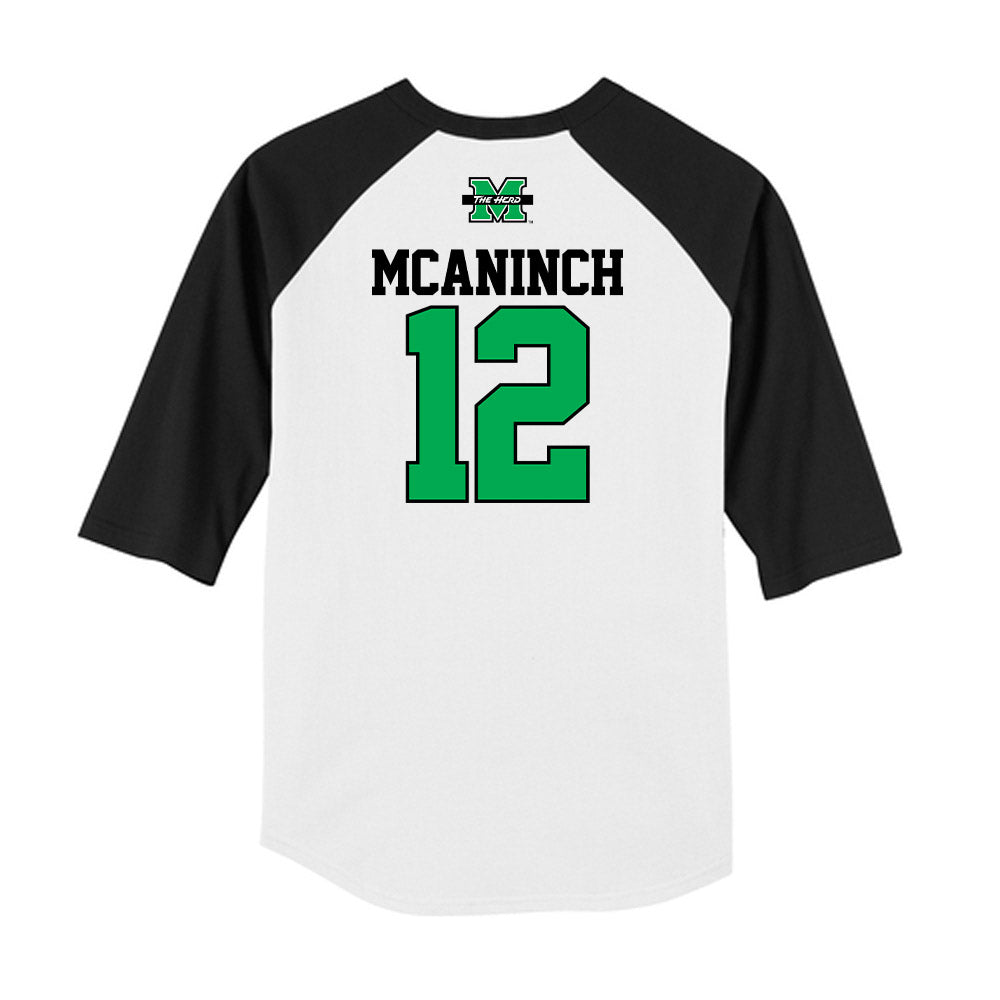 Marshall - NCAA Baseball : AJ McAninch - USA Raglan Raglan Shirt-1
