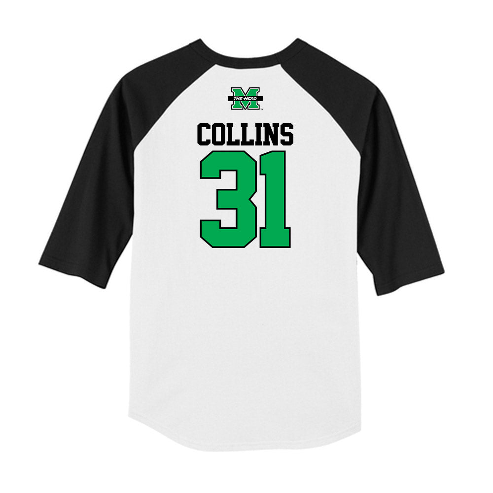 Marshall - NCAA Baseball : Kenyon Collins - USA Raglan Raglan Shirt-1