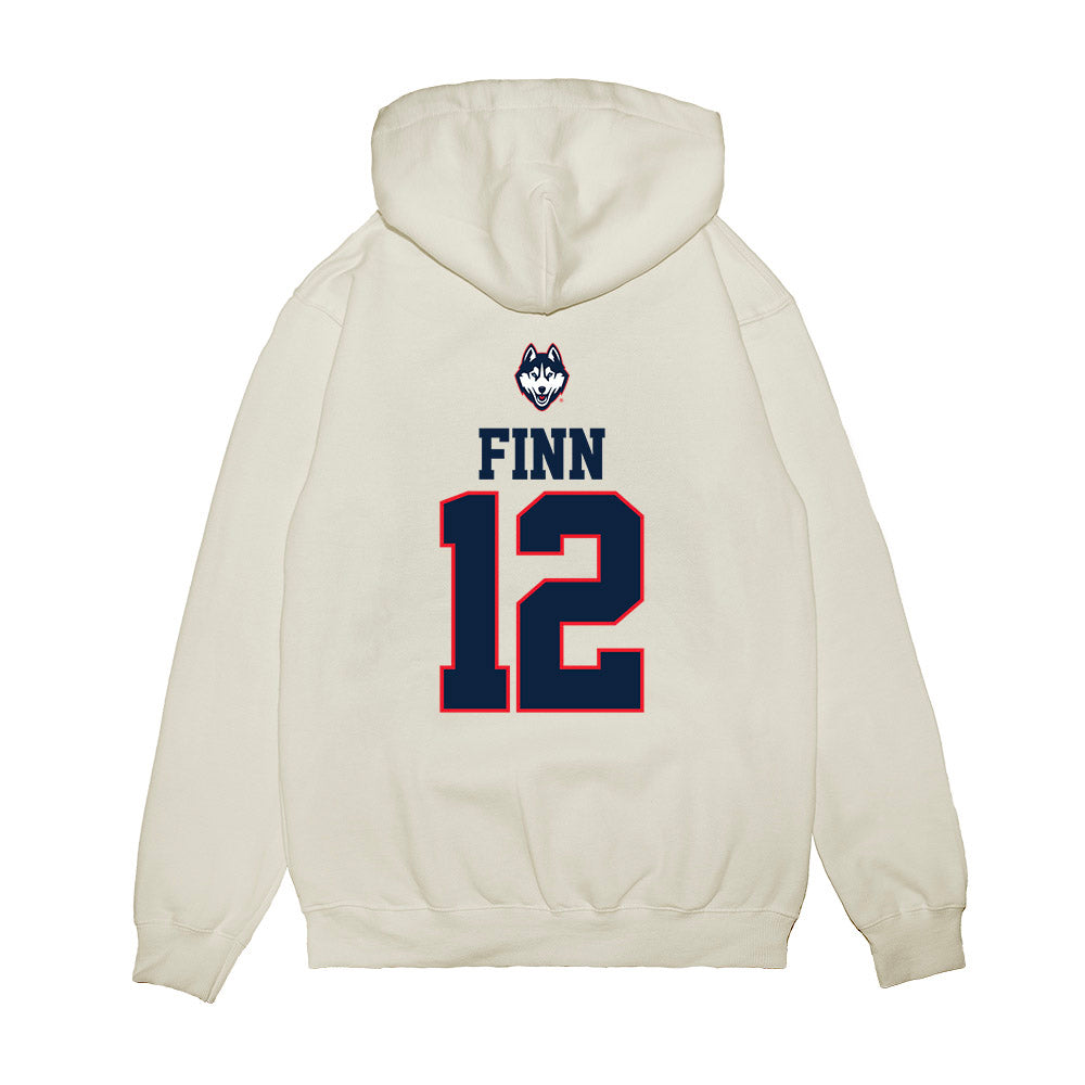 UConn - NCAA Baseball : Sean Finn - USA Raglan Premium Hooded Sweatshirt-1