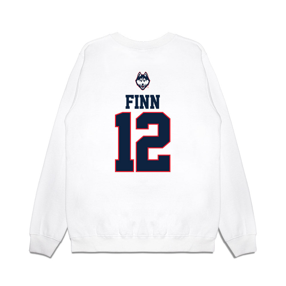 UConn - NCAA Baseball : Sean Finn - USA Raglan Premium Crewneck Sweatshirt-1