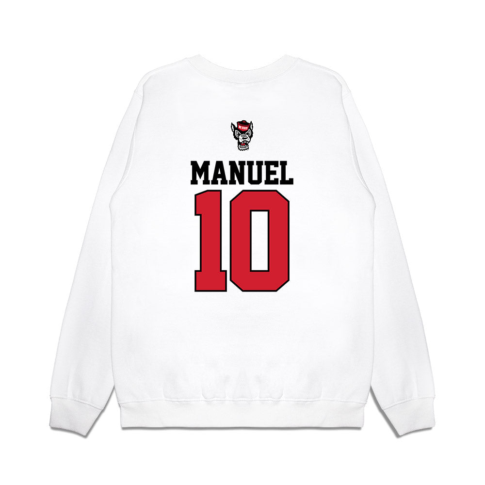 NC State - NCAA Baseball : Truitt Manuel - USA Raglan Premium Crewneck Sweatshirt-1