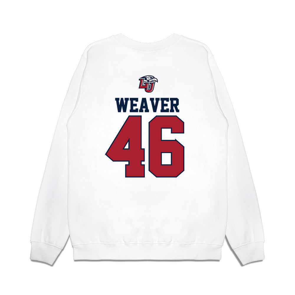 Liberty - NCAA Baseball : Braden Weaver - USA Raglan Premium Crewneck Sweatshirt-1