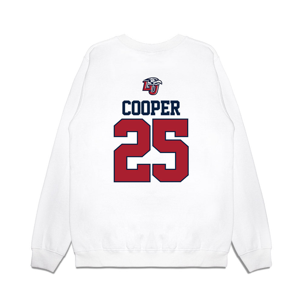 Liberty - NCAA Baseball : Trey Cooper - USA Raglan Premium Crewneck Sweatshirt-1