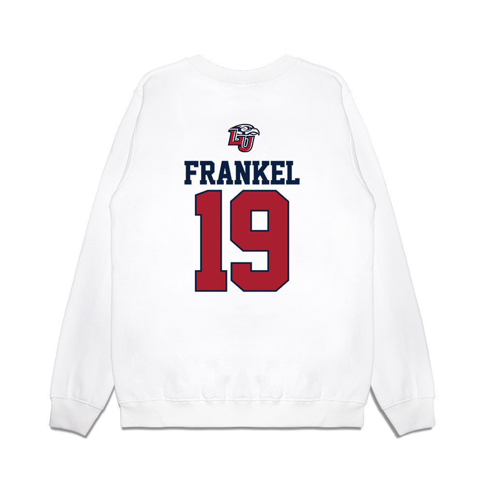 Liberty - NCAA Baseball : Jack Frankel - USA Raglan Premium Crewneck Sweatshirt-1