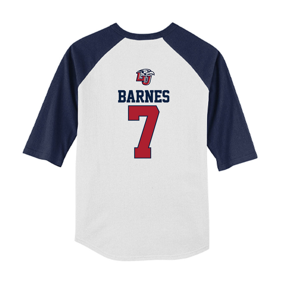 Liberty - NCAA Baseball : Ethan Barnes - USA Raglan Youth Raglan T-Shirt-1