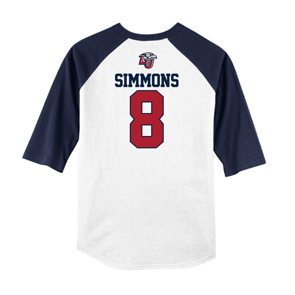 Liberty - NCAA Baseball : John Simmons - USA Raglan Raglan Shirt-1