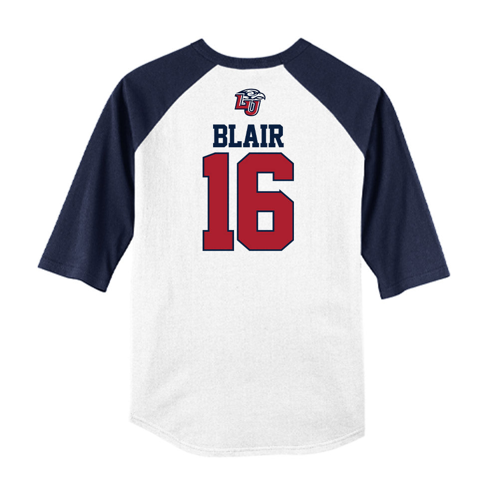 Liberty - NCAA Baseball : Ben Blair - USA Raglan Raglan Shirt-1