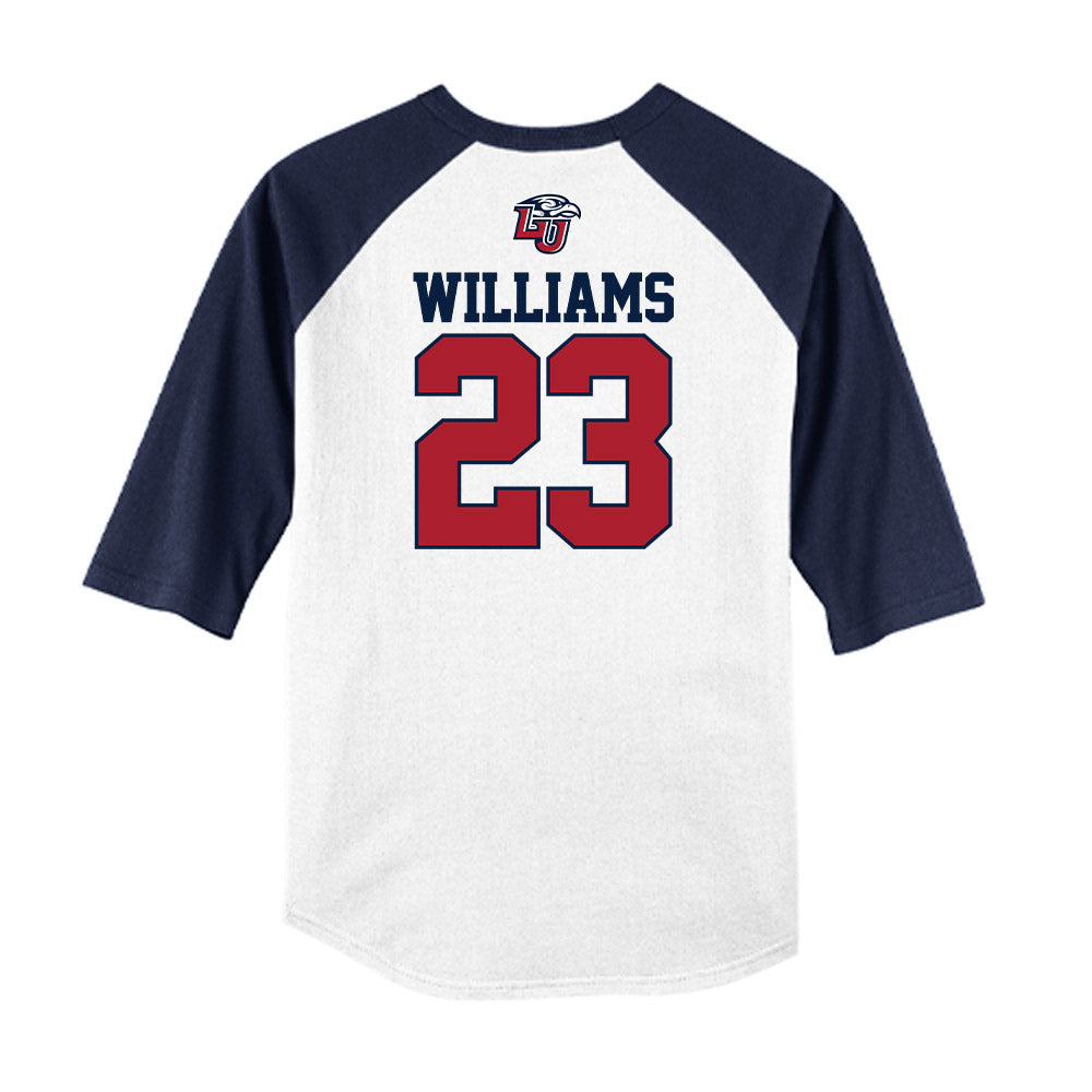 Liberty - NCAA Baseball : Kaleb Williams - USA Raglan Raglan Shirt-1