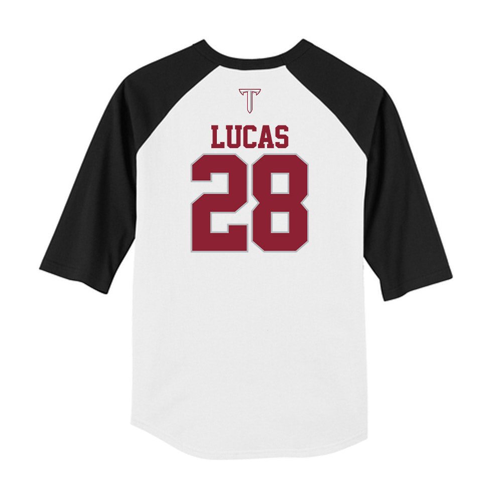Troy - NCAA Baseball : Jackson Lucas - USA Raglan Raglan Shirt-1