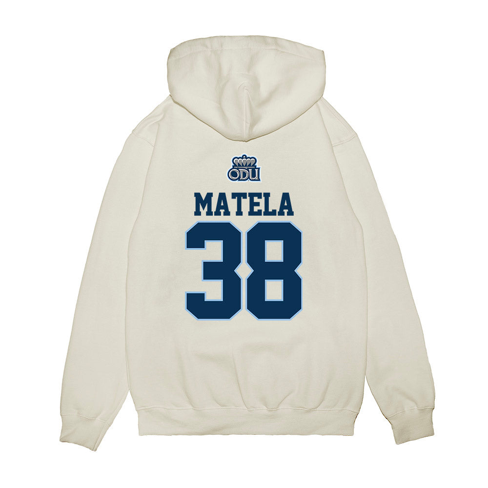 Old Dominion - NCAA Baseball : Bailey Matela - USA Raglan Premium Hooded Sweatshirt-1