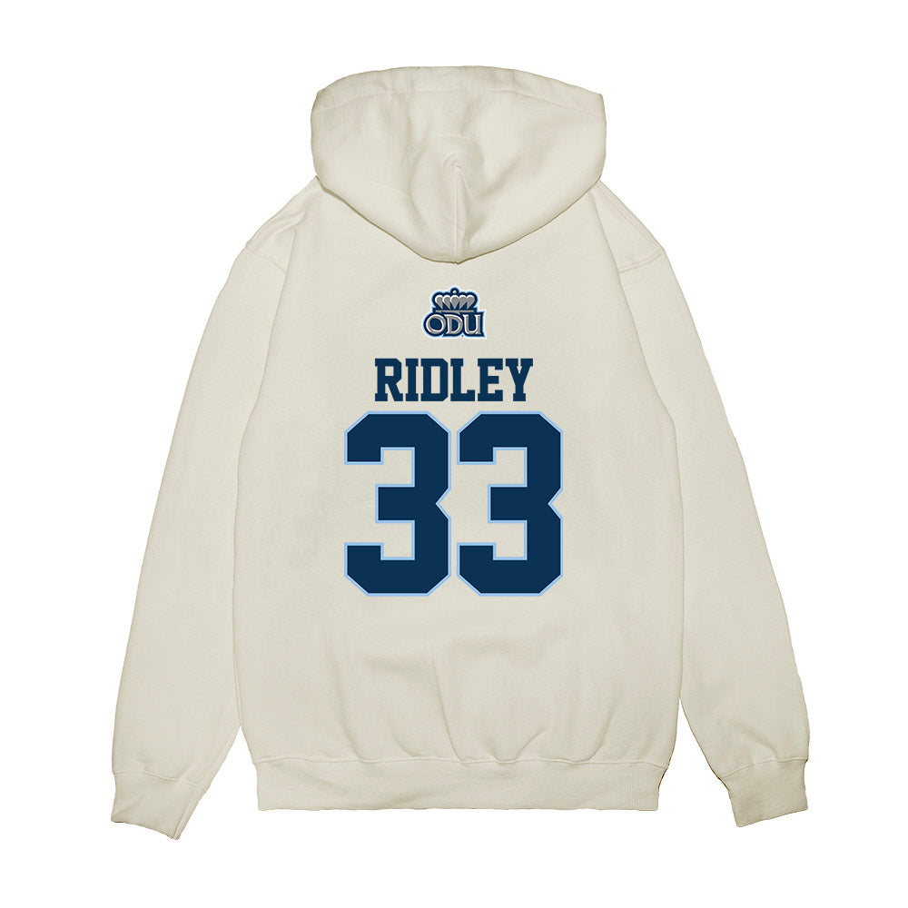 Old Dominion - NCAA Baseball : Luke Ridley - USA Raglan Premium Hooded Sweatshirt-1