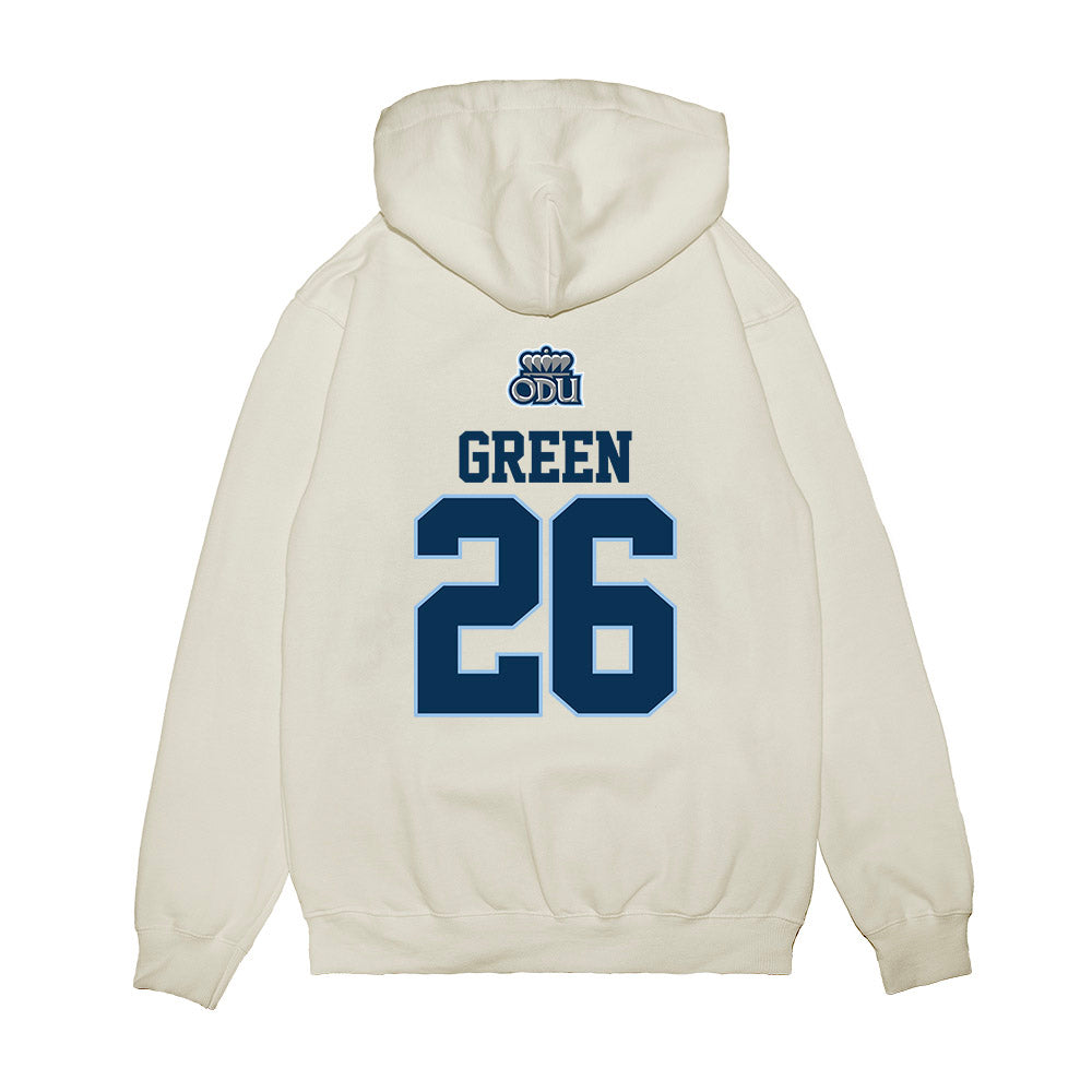Old Dominion - NCAA Baseball : Rocky Green - USA Raglan Premium Hooded Sweatshirt-1