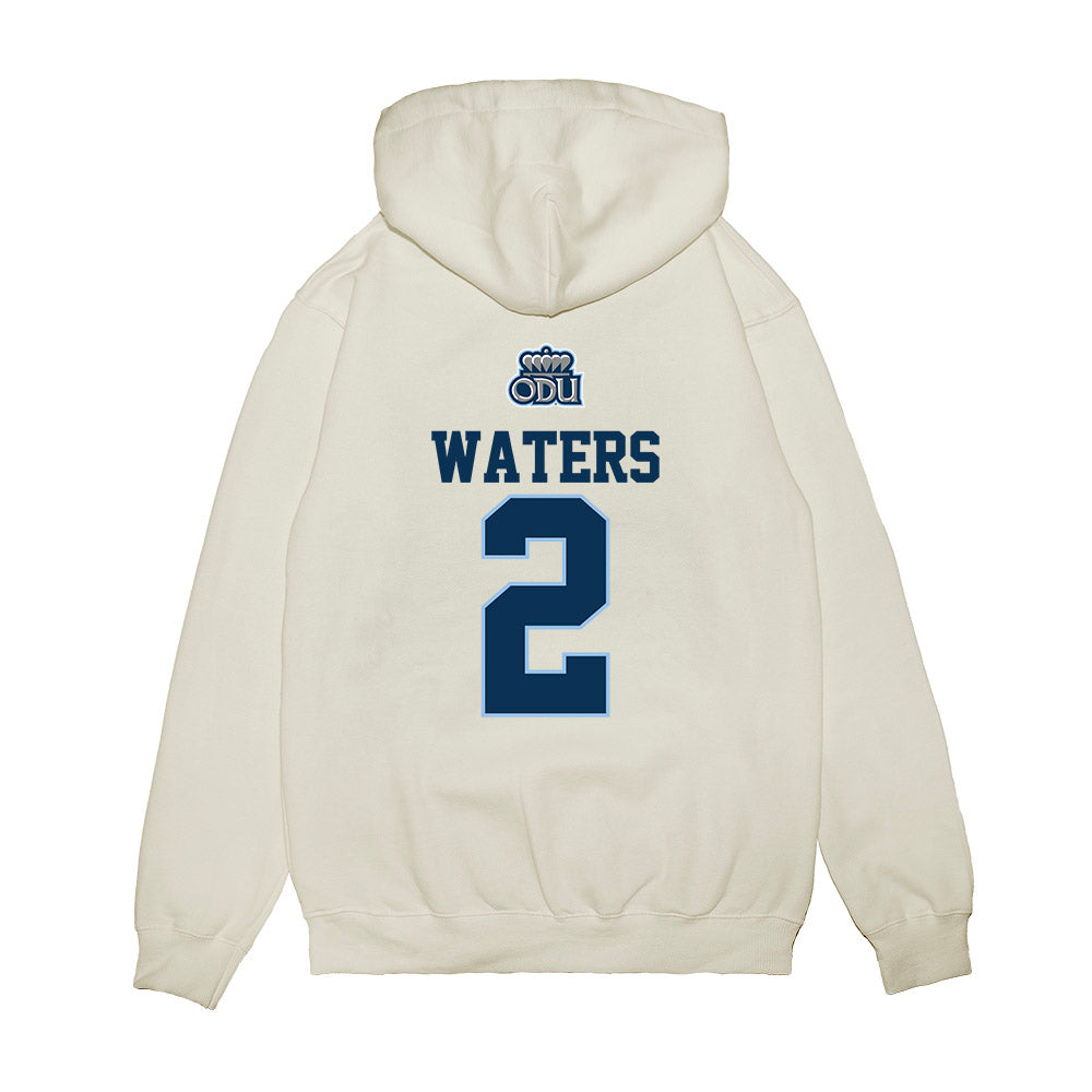 Old Dominion - NCAA Baseball : Luke Waters - USA Raglan Premium Hooded Sweatshirt-1