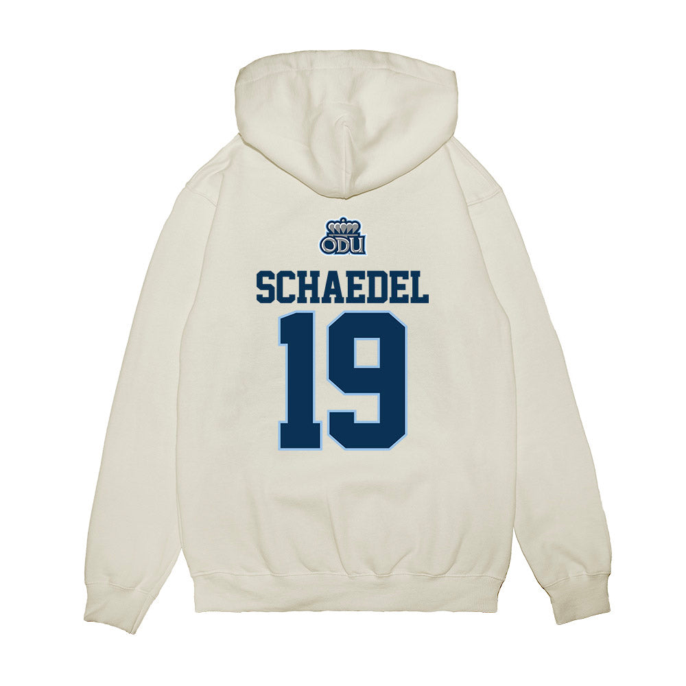 Old Dominion - NCAA Baseball : Tanner Schaedel - USA Raglan Premium Hooded Sweatshirt-1