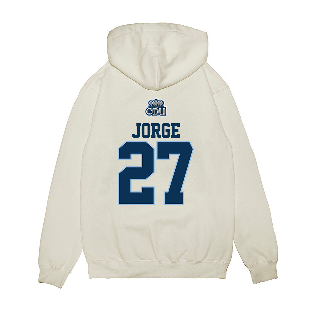Old Dominion - NCAA Baseball : Kainen Jorge - USA Raglan Premium Hooded Sweatshirt-1