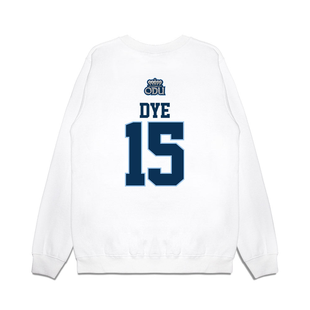 Old Dominion - NCAA Baseball : Macaddin Dye - USA Raglan Premium Crewneck Sweatshirt-1