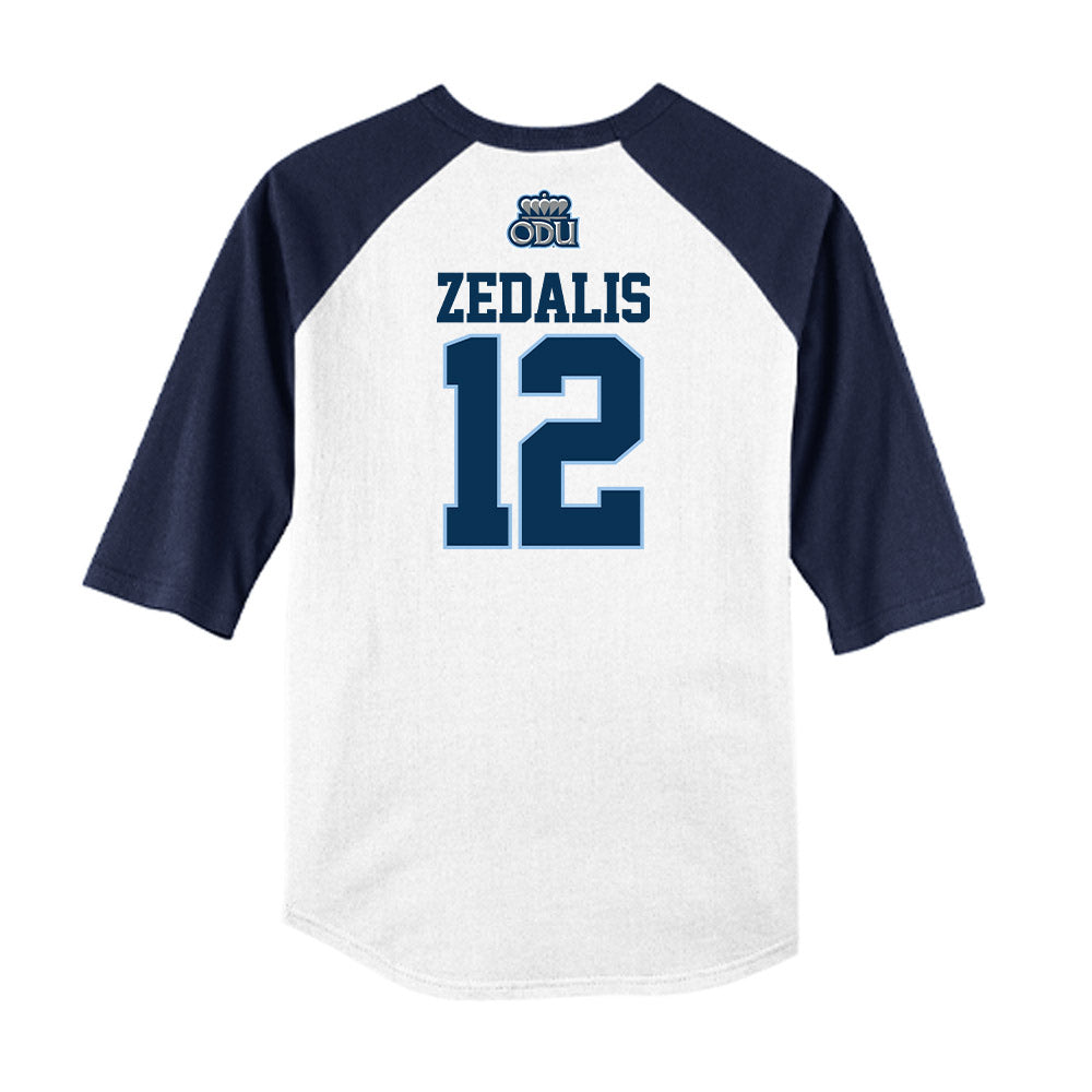 Old Dominion - NCAA Baseball : Tyler Zedalis - USA Raglan Raglan Shirt-1