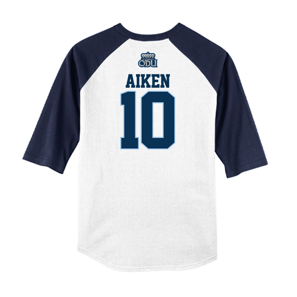 Old Dominion - NCAA Baseball : TJ Aiken - USA Raglan Raglan Shirt-1