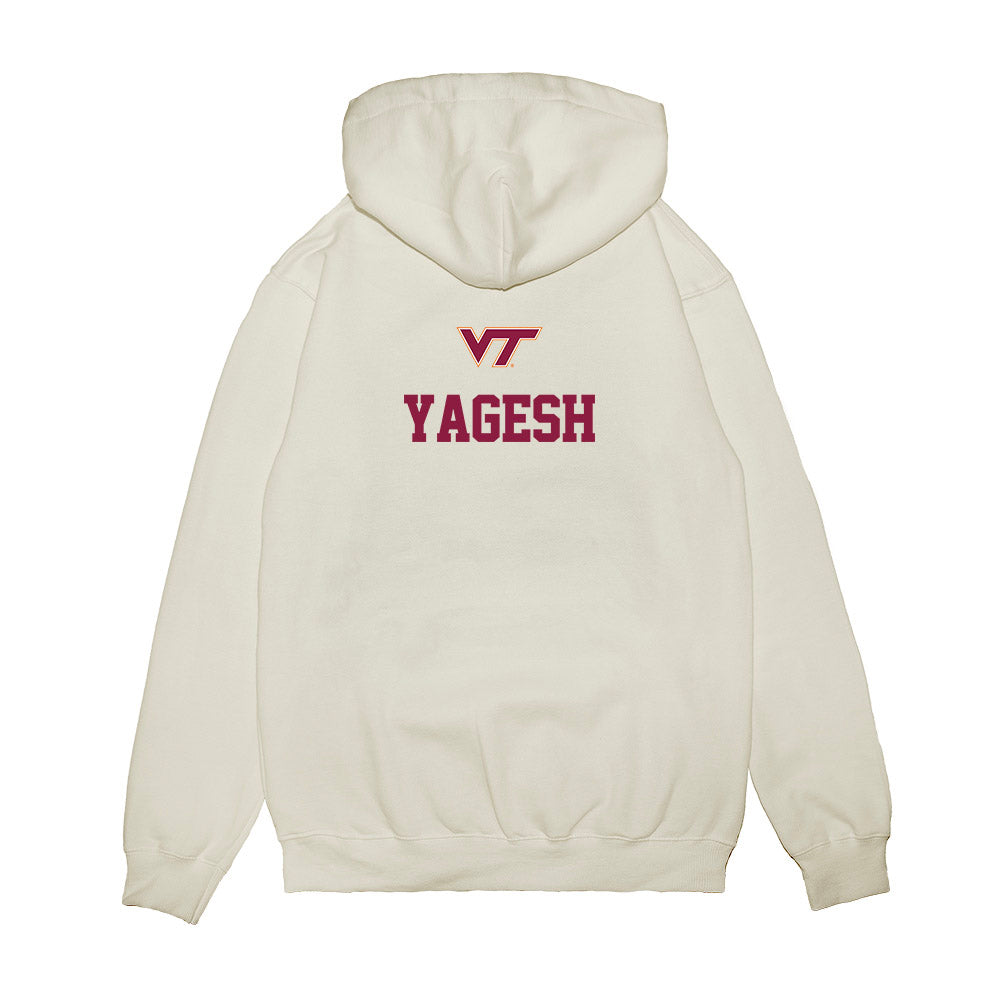 Virginia Tech - NCAA Baseball : Brendan Yagesh - USA Premium Hooded Sweatshirt-1