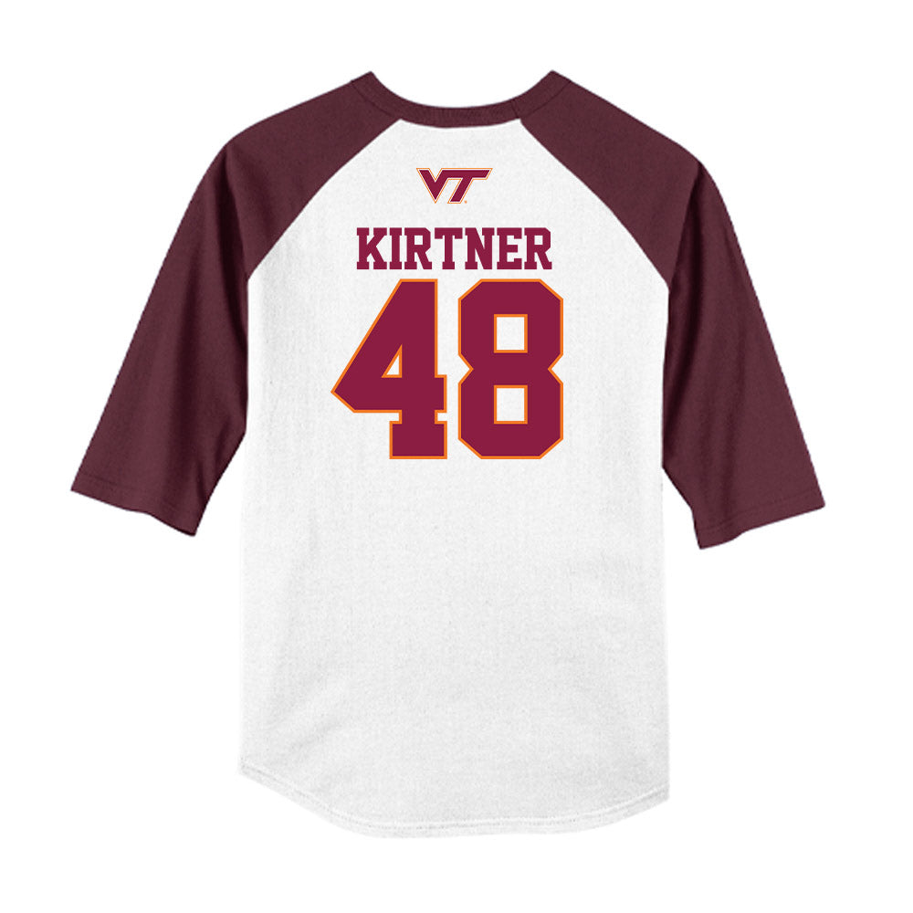 Virginia Tech - NCAA Baseball : Brady Kirtner - USA Raglan Shirt-1