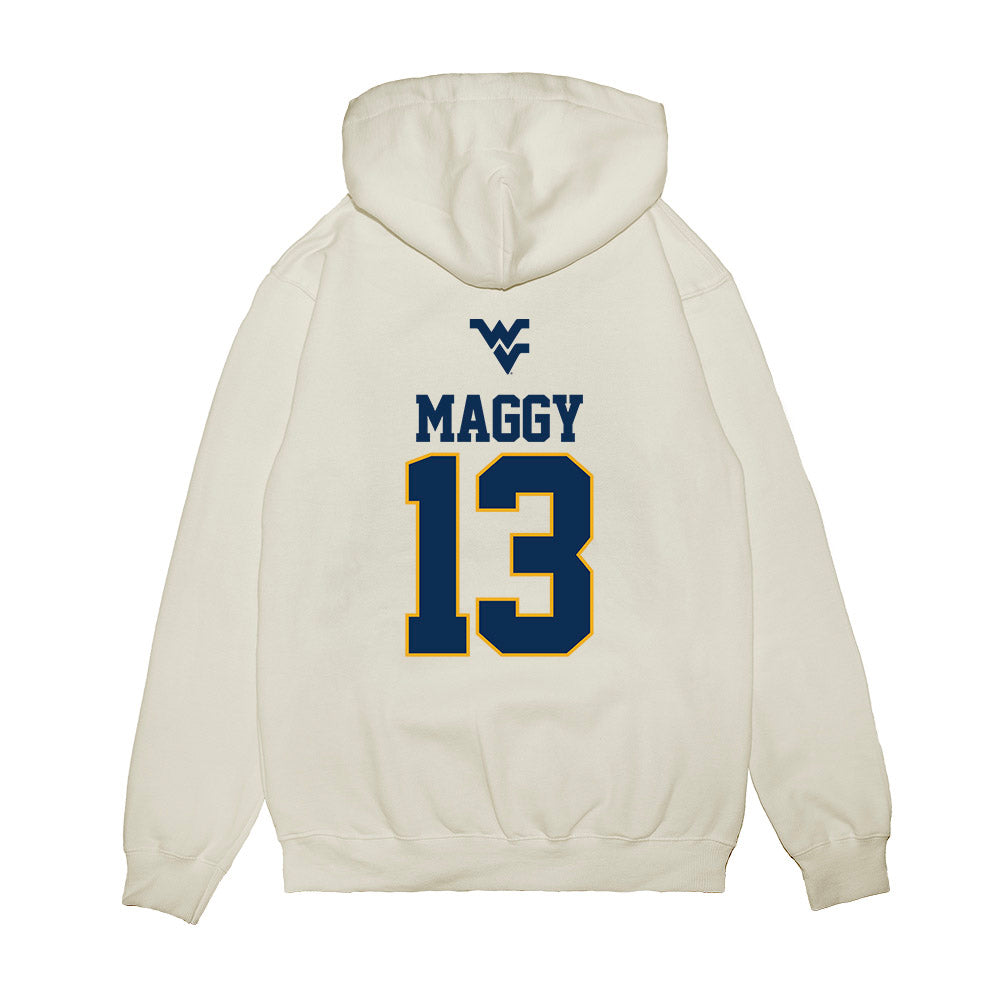 West Virginia - NCAA Baseball : Ryan Maggy - USA Raglan Premium Hooded Sweatshirt-1