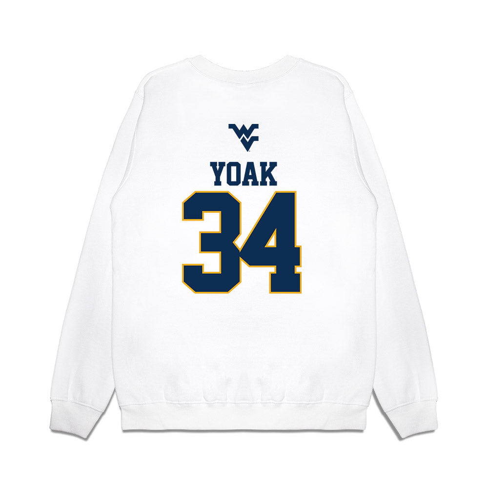West Virginia - NCAA Baseball : Bryant Yoak - USA Raglan Premium Crewneck Sweatshirt-1