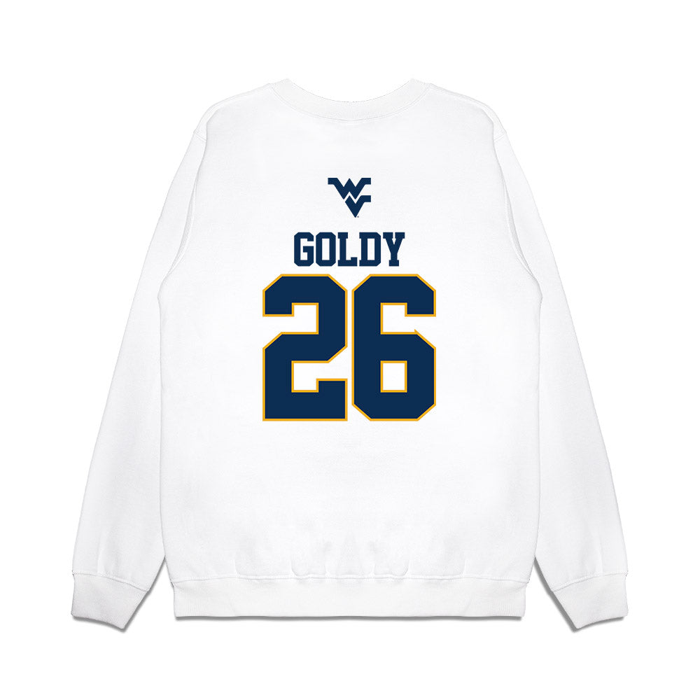 West Virginia - NCAA Baseball : Sean Goldy - USA Raglan Premium Crewneck Sweatshirt-1