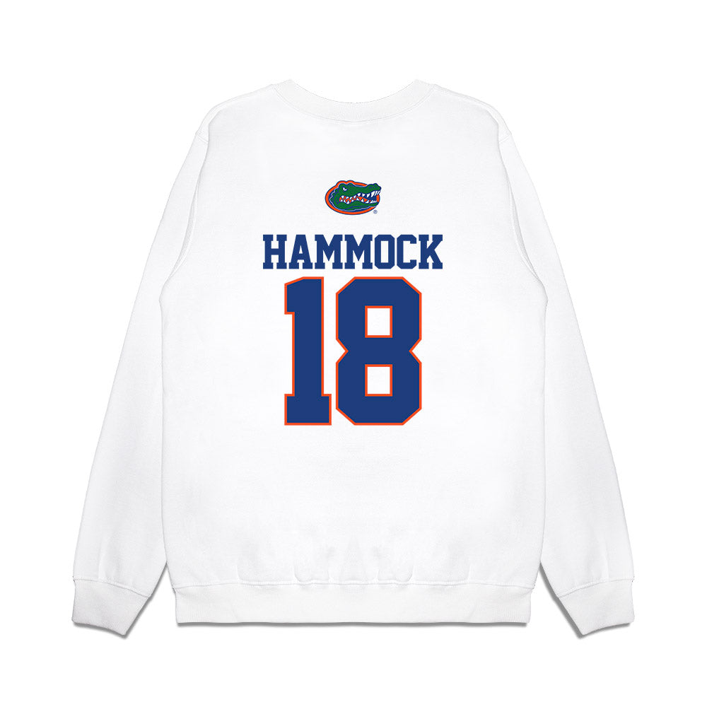 Florida - NCAA Softball : Kara Hammock - USA Premium Crewneck Sweatshirt-1