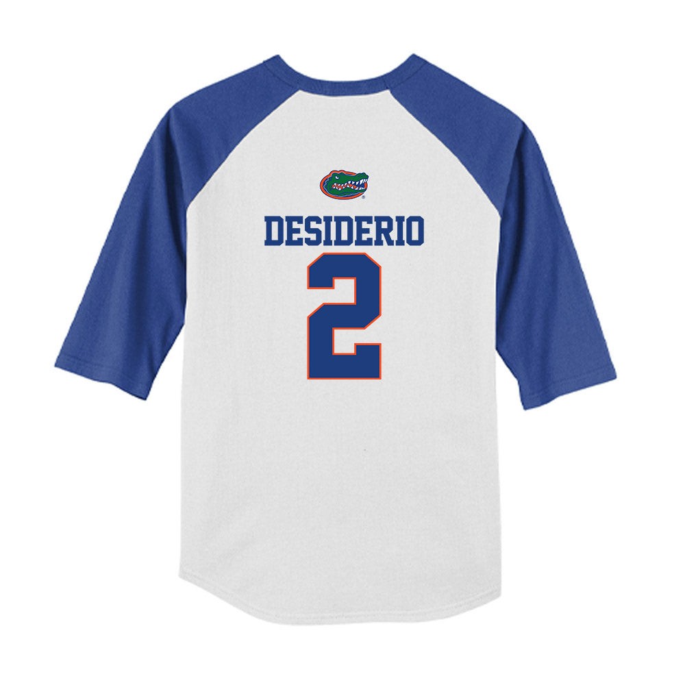 Florida - NCAA Softball : Giulia Desiderio - USA Youth Raglan T-Shirt-1