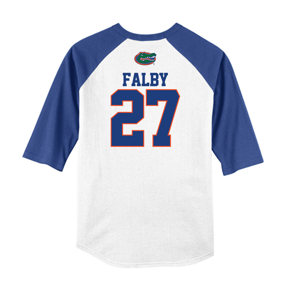 Florida - NCAA Softball : Kendra Falby - USA Raglan Shirt-1