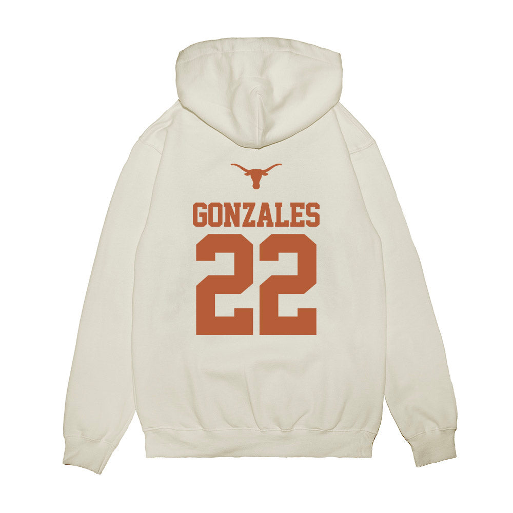 Texas - NCAA Softball : Brenlee Gonzales - USA Premium Hooded Sweatshirt-1