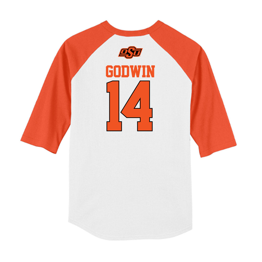 Oklahoma State - NCAA Softball : Karli Godwin - USA Raglan Shirt-1
